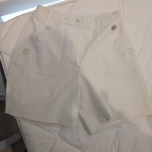 Women's White Shorts